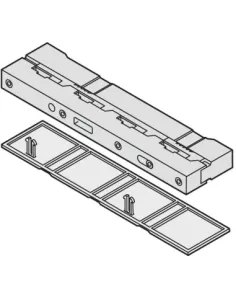 Nr. 2 Abdeckungen für flache Sammelschienenhalter